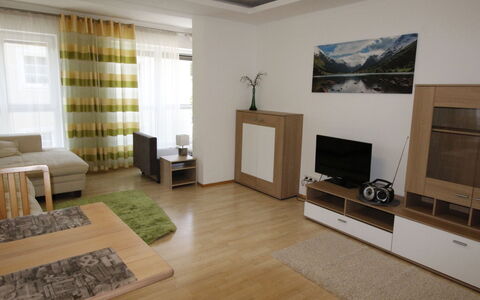 Saalfelden am Steinernen Meer 110: Property, Furniture, Couch, Window, Interior Design, Wood, Living Room, Comfort, Floor, Flooring