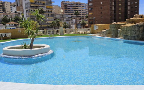Atrium Iii Centro Mar: Swimming Pool, Residential Area, Urban Design, Human Settlement, Home, Estate, Apartment, Resort, Condominium, Hacienda