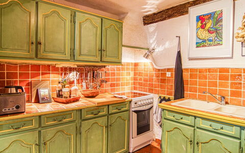 La Roq: Cabinetry, Countertop, Property, Sink, Kitchen Sink, Kitchen, Kitchen Stove, Interior Design, Wood, Picture Frame