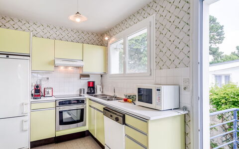 Le Rivage: Cabinetry, Countertop, Furniture, Property, Kitchen Stove, Kitchen Appliance, Kitchen, Window, Home Appliance, Wood