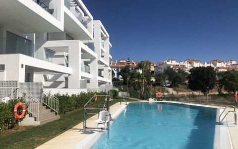 White Stones: Water, Plant, Sky, Property, Building, Swimming Pool, Leisure, Shade, Condominium, Real Estate