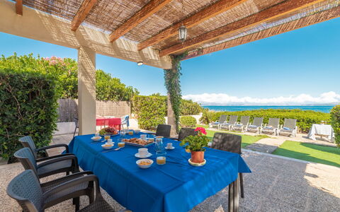 Ran de Mar 35: Plant, Table, Furniture, Property, Sky, Flowerpot, Azure, Shade, Chair, Outdoor Table