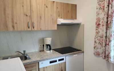 Apart Maashof Iii 1.3: Kitchen Sink, Property, Cabinetry, Countertop, Sink, Wood, Kitchen, Interior Design, Flooring, Floor
