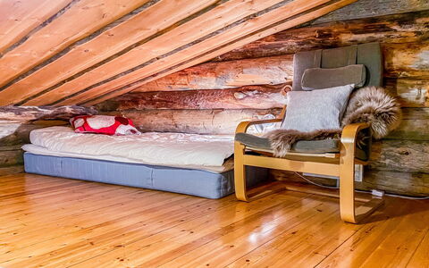 Salmikankaan Kelo D2: Wood, Flooring, Floor, Wood Flooring, Interior Design, Hardwood, Furniture, Attic, Room, Wood Stain