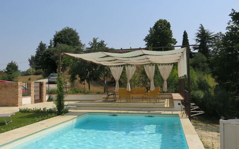 Tenuta Margherita: Water, Plant, Property, Sky, Swimming Pool, Tree, Shade, Grass, Rectangle, Composite Material