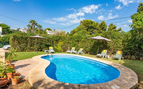 Villa Ciclamen: Water, Plant, Sky, Cloud, Swimming Pool, Flowerpot, Blue, Azure, Tree, Botany