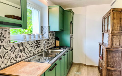 Giò: Cabinetry, Kitchen Sink, Countertop, Sink, Tap, Azure, Kitchen, Interior Design, Wood, Kitchen Stove