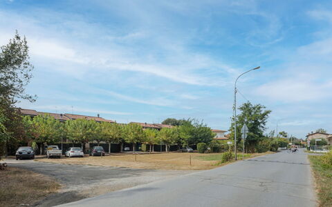 La Rocchetta: Cloud, Sky, Plant, Street Light, Road Surface, Asphalt, Natural Landscape, Land Lot, Cumulus, Thoroughfare
