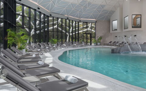 Rovinj Bale 312: Water, Swimming Pool, Architecture, Lighting, Interior Design, Leisure, Condominium, Outdoor Furniture, Real Estate, Shade