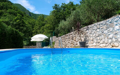 Karin: Water, Property, Swimming Pool, Blue, Sky, Nature, Cloud, Azure, Tree, Plant