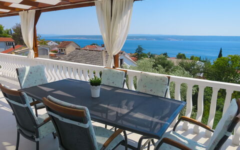 Andrijana: Sky, Water, Table, Furniture, Plant, Property, Building, Chair, Azure, Seaside Resort