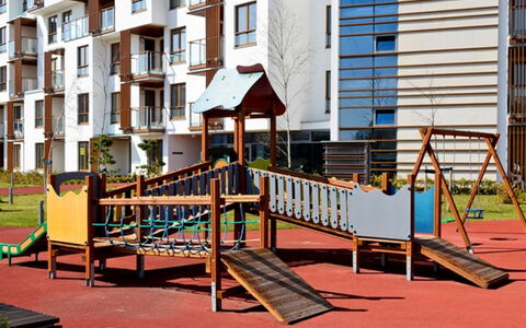 Olympic Park: Building, Daytime, Apartment, Residential Area, City, Facade, Architecture, Neighbourhood, Condominium, Public Space