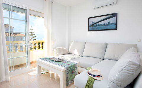 Penthouse Marian: Couch, Furniture, Property, Table, Picture Frame, Comfort, Product, Living Room, Interior Design, Pillow