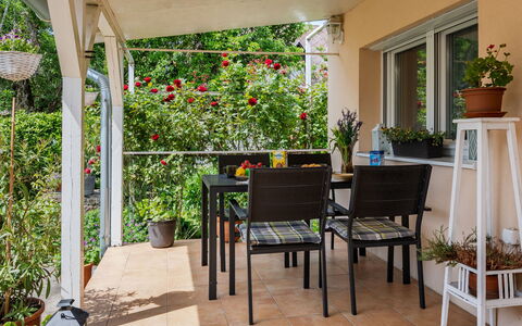 Nádor: Furniture, Chair, Table, Wood, Outdoor Furniture, Interior Design, Porch, Outdoor Table, Flooring, Floor