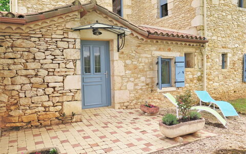 La Ferme: Plant, Building, Window, Property, Azure, Door, House, Flowerpot, Road Surface, Cottage