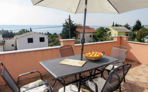 Tomislav: Sky, Table, Furniture, Property, Building, Plant, Umbrella, Chair, Shade, Outdoor Furniture