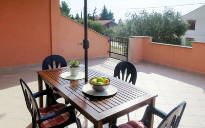 Maslenica 122: Table, Furniture, Property, Building, Chair, Outdoor Table, Window, Plant, Shade, Interior Design