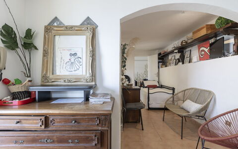 Casetta Porta Verde: Furniture, Property, Cabinetry, Picture Frame, Building, Dresser, Table, Plant, Houseplant, Wood