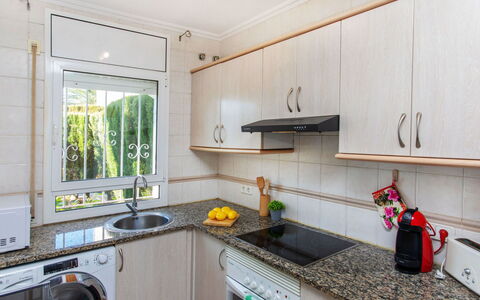 Villa Zefir: Countertop, Kitchen Sink, Tap, Cabinetry, Sink, Property, Plumbing Fixture, Kitchen, Kitchen Stove, Window