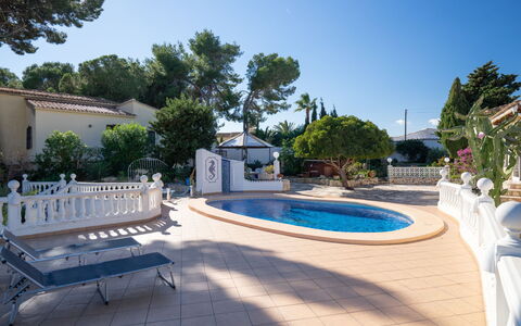 Salamanca: Sky, Plant, Property, Water, Outdoor Bench, Azure, Shade, Tree, Outdoor Furniture, Swimming Pool