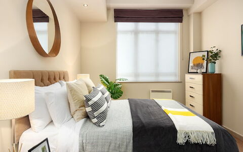 Lawrence House: Mirror, Furniture, Property, Building, Comfort, Cabinetry, Window, Textile, Architecture, Interior Design