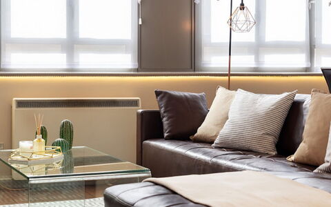 Lawrence House: Property, Building, Furniture, Comfort, Window, Wood, Interior Design, Textile, Living Room