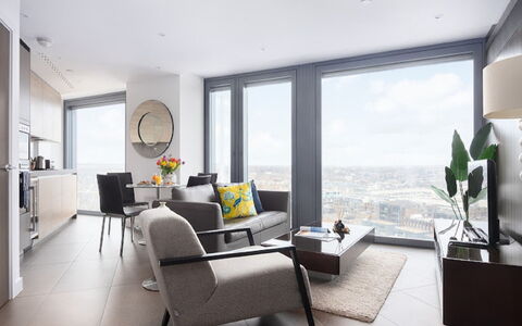 London City 304: Furniture, Interior Design, Apartment, Floor, Flooring, Table, Chair, Living Room, Room, Home