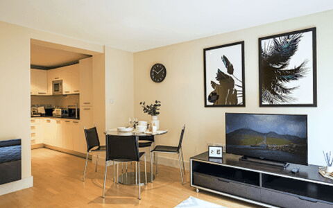 Sir Jl: Furniture, Property, Table, Picture Frame, Couch, Building, Houseplant, Television, Wood, Home Appliance