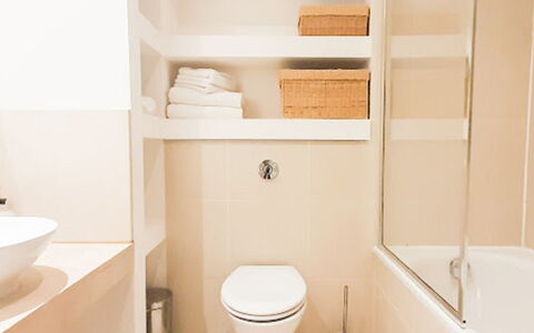 Discovery Dock: Property, Plumbing Fixture, Bathroom Sink, White, Bathroom, Black, Sink, Tap, Interior Design, Purple