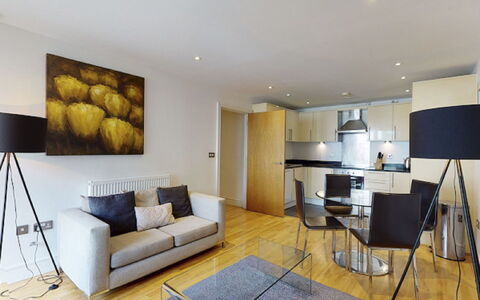 Indescon Court: Furniture, Couch, Building, Property, Table, Interior Design, Comfort, Wood, Lamp, Flooring