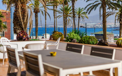 Parque Santiago Ii: Furniture, Resort, Table, Outdoor Furniture, Chair, Shade, Eco Hotel, Sea, Outdoor Table, Restaurant