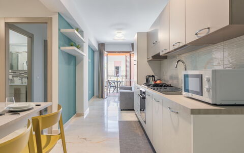 Balestrate 210: Cabinetry, Furniture, Countertop, Property, Building, Sink, Kitchen, Kitchen Stove, Wood, Kitchen Appliance
