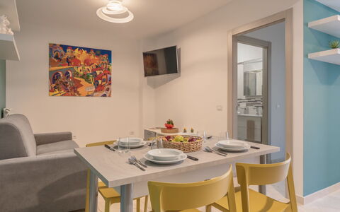 Balestrate 210: Table, Furniture, Property, Wood, Chair, Picture Frame, Interior Design, Flooring, Living Room, Floor