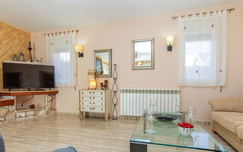Villa Cantos: Furniture, Interior Design, Flooring, Floor, Couch, Room, Ceiling, Wood, Lighting, Living Room