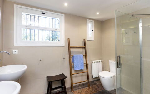Casa Blue Art: Property, Sink, Plumbing Fixture, Building, Window, Bathroom, Interior Design, Floor, Wall