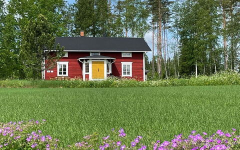 Myllylä: Bed, Furniture, Bedroom, Interior Design, Bedding, Bed Sheet, Flooring, Wood, Floor, Room