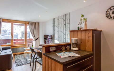 Tignes 350: Cabinetry, Furniture, Property, Table, Drawer, Chair, Chest Of Drawers, Wood, Window, Interior Design