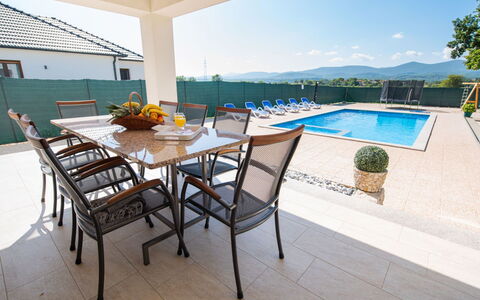 Villa Maria: Furniture, Water, Table, Sky, Plant, Chair, Azure, Outdoor Furniture, Swimming Pool, Flowerpot