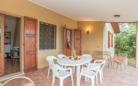Villa Monte Nai (Rei420): Furniture, Property, Table, Chair, Plant, Wood, Door, Interior Design, Flooring, Floor