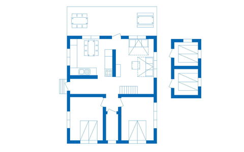 Iltaranta: Bed, Furniture, Bedroom, Interior Design, Bedding, Bed Sheet, Flooring, Wood, Floor, Room