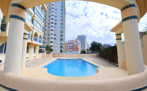 Saladar: Water, Sky, Daytime, Property, Building, Cloud, Azure, Shade, Architecture, Interior Design