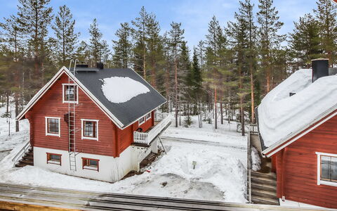 Alppikylä 4A: Wood, Siding, Cottage, House, Home, Plank, Garden Buildings, Log Cabin, Hardwood, Porch