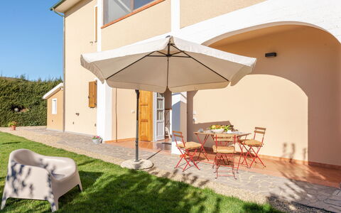 Punta Ala 250: Property, Building, Window, Furniture, Plant, Shade, Sky, Outdoor Furniture, Wood, Architecture