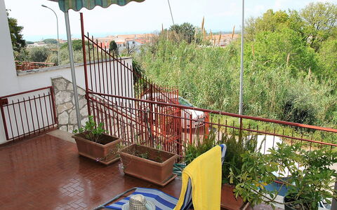 Francesca: Plant, Property, Building, Sky, Botany, Porch, Flowerpot, Shade, Fence, Outdoor Furniture