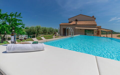 Villa Clair: Water, Sky, Property, Plant, Building, Swimming Pool, Azure, Shade, Tree, House