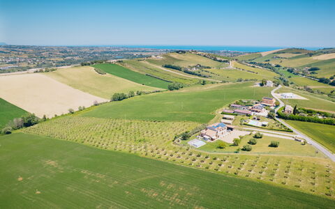 Villa Clair: Bird'S-Eye View, Plain, Landscape, Natural Landscape, Aerial Photography, Field, Grassland, Land Lot, Rural Area, Agriculture