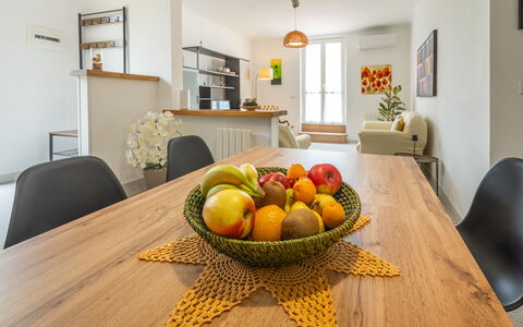La Casa Di Campagna: Furniture, Interior Design, Flooring, Table, Wall, Dining Room, Wood, Chair, Kitchen & Dining Room Table, Floor