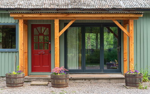 Riverside Cottage: Plant, Flower, Property, Window, Flowerpot, Wood, Houseplant, Building, Wall