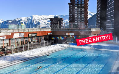 Le Corbier 120: Swimming Pool, Urban Design, Recreation, Condominium, Leisure, Resort, Resort Town, Hotel