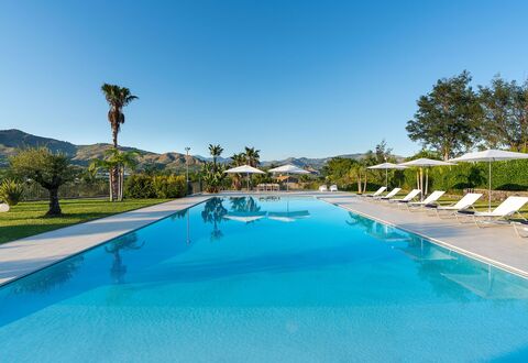 Villa Diodoro: Water, Sky, Property, Plant, Swimming Pool, Azure, Tree, Shade, Outdoor Furniture, Leisure